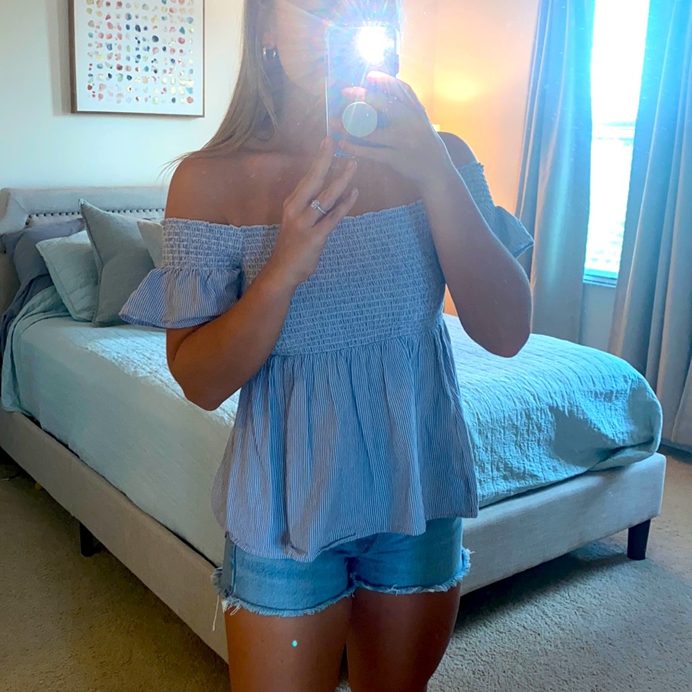 Babydoll Striped Top